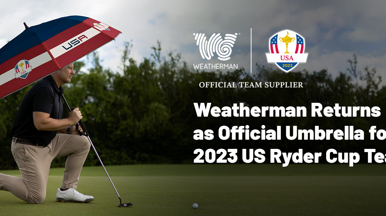 Weatherman Returns as Official Umbrella for 2023 US Ryder Cup Team